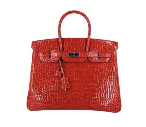 birkin hermes coccodrillo rosso